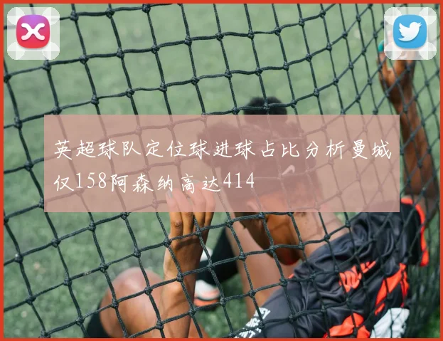 英超球队定位球进球占比分析曼城仅158阿森纳高达414